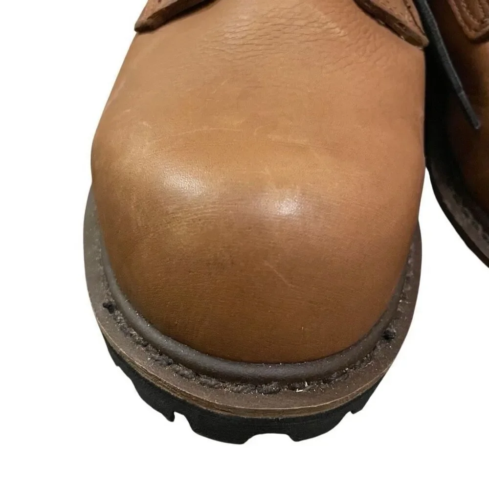 Georgia Boot Mens Steel Toe Safety Work 12M Brown Comfort Core Anti Impact G6315